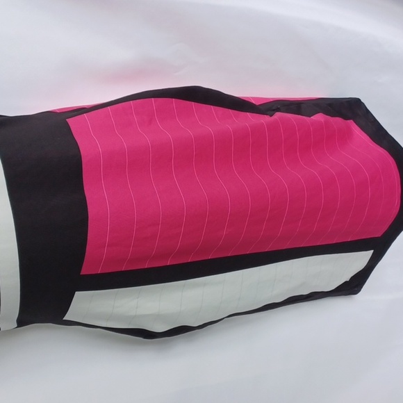 Shein One Shoulder Color block Bodycon dress, S (4), Neon - Picture 3 of 8